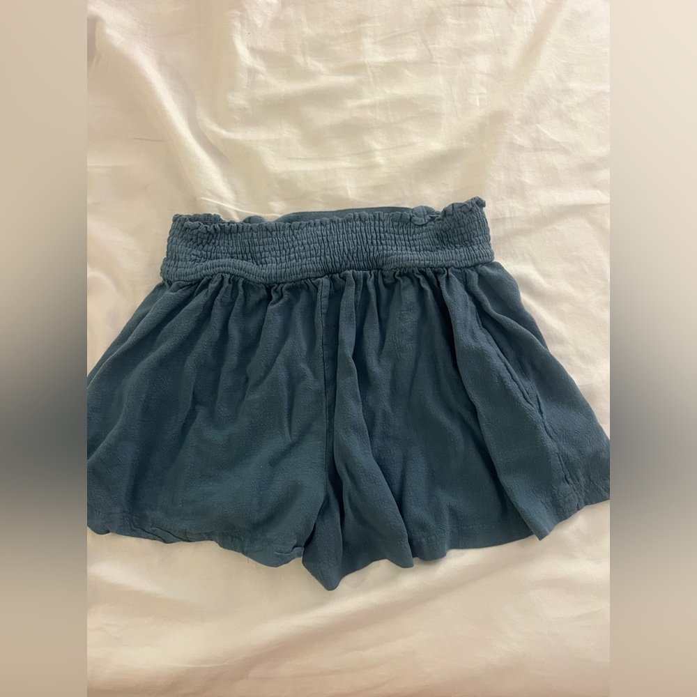 Blue shorts